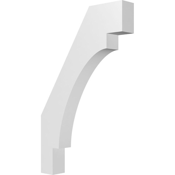 Ekena Millwork 3 1/2-in. W x 20-in. D x 32-in. H Merced Architectural Grade PVC Knee Brace BRCP035X20X32MRC - main